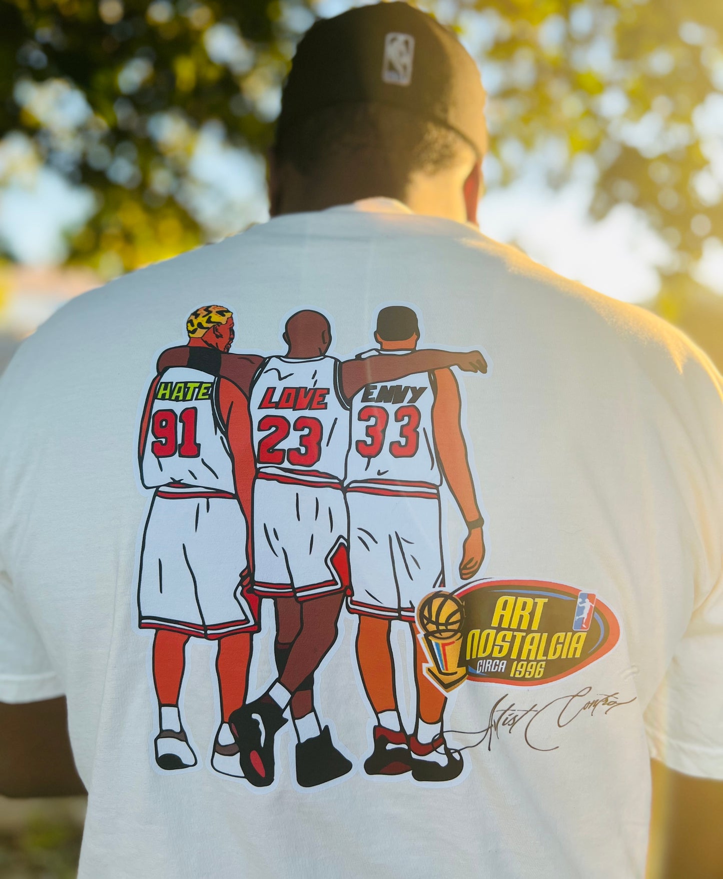 Artist Control Art & Sports Nostalgia Tee Ivory Colorway